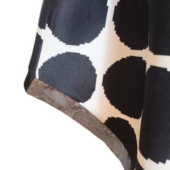 Beulah London Arabella Asymmetrical Big Polka Dot Printed Skirt - Size S - Picture 7 of 12